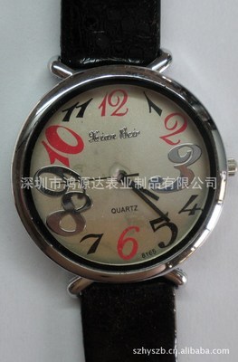 深圳市鴻源達表業(yè)制品 皮帶石英手表的設(shè)計、生產(chǎn)與銷售
